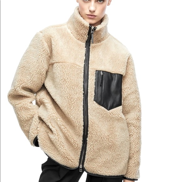 Anine Bing Ryder Sherpa Jacket 